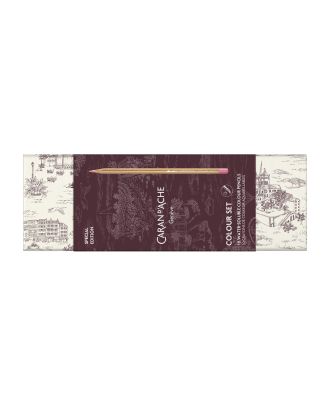 Caran d'Ache Toile de Jouy Special Edition Watercolour Pencils, Set of 10