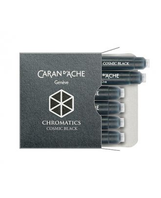 Caran d'Ache Chromatics Inkt Cartridges Cosmic Black