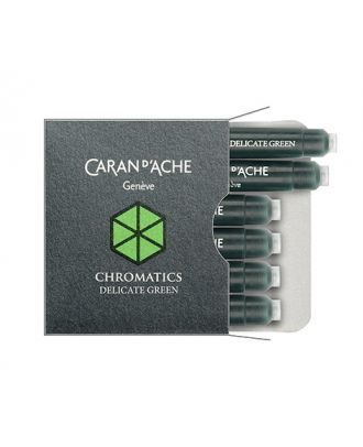 Caran d'Ache Chromatics Inkt Cartridges Delicate Green