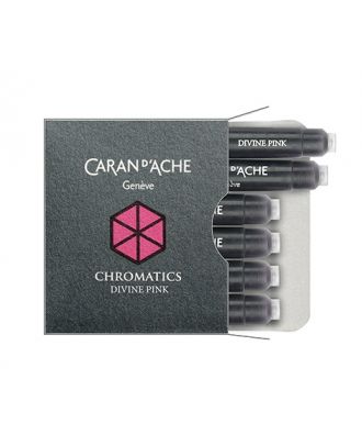 Caran d'Ache Chromatics Inkt Cartridges Devine Pink