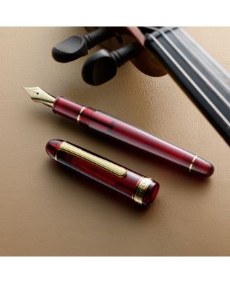 Platinum #3776 Century Bourgogne Gold Trim Fountain Pen