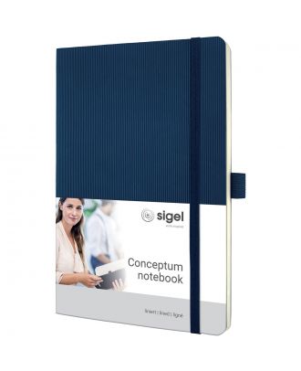 Sigel Conceptum Pure Notebook A5 Midnight Blue Softcover Ruled