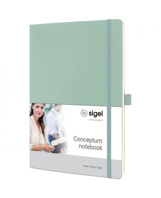Sigel Conceptum Pure Notebook Ca. A4 Mint Green Soft Cover Ruled