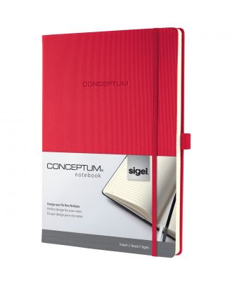 Sigel Conceptum Pure Notitieboek A4 Zwart Hard cover Gelijnd
