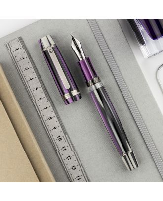 Conid Kingsize Purple Rain Bulkfiller Limited Edition Fountain Pen