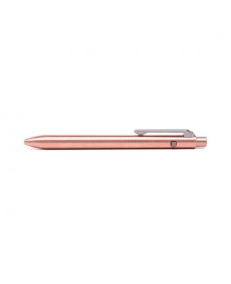 Tactile Side Click Pen Copper Short Ballpoint Pen