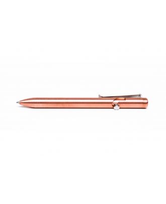 Tactile Turn Bolt Action Pen Copper Short Ballpoint Pen