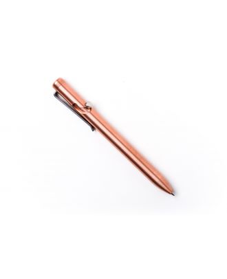 Tactile Turn Bolt Action Pen Copper Short Ballpoint Pen