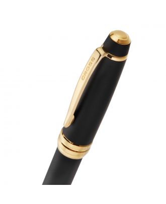 Cross Bailey Matte Black with 23kt Gold Ballpoint Pen