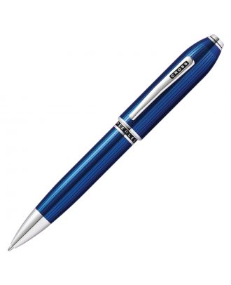 Cross Peerless 125 Quartz Blue Lacquer Ballpoint Pen