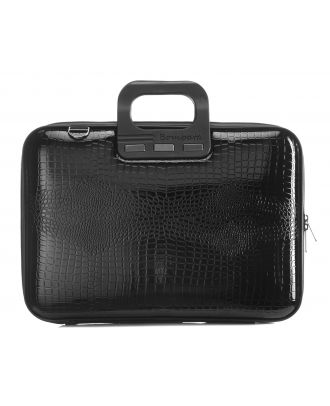 Bombata Shiny Cocco Black Laptop Bag 15,6"