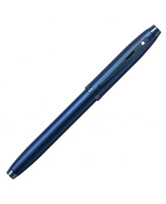 Sheaffer 100 Satin Blue with PVD Blue Trim Rollerball Pen