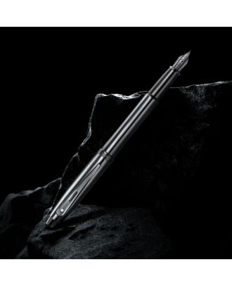 Sheaffer 100 Ionic Gunmetal Grey with Shiny PVD Trims Fountain Pen