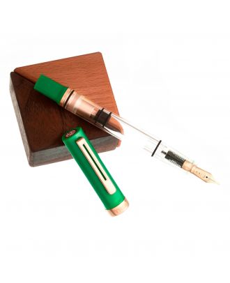 TWSBI Eco-T Royal Jade Rosegold Fountain Pen set with Midnight Blue Ink