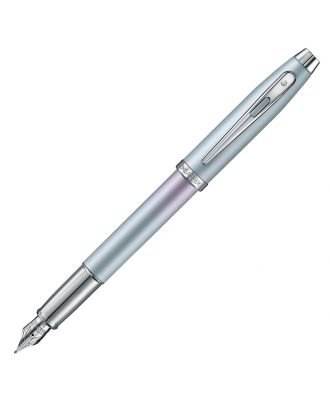 Sheaffer 100 Expressions Blue and Pink Pearlised Gradient Fountain Pen