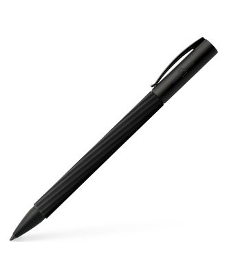 Faber-Castell Ambition Italic Obsidian Black Ballpoint Pen
