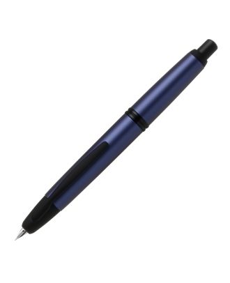 Pilot Capless Stainless Matte Ash Blue Fountain Pen