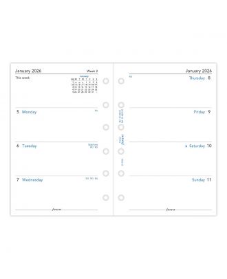 Filofax Pocket Week on Two Pages Diary English 2026