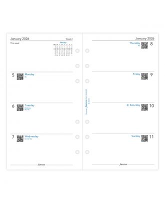 Filofax Personal Week on Two Pages Diary 2026