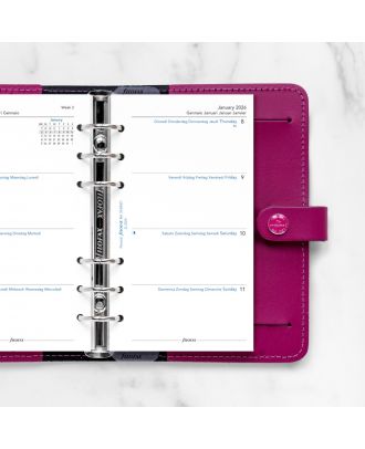 Filofax Personal Week on Two Pages Diary 2026