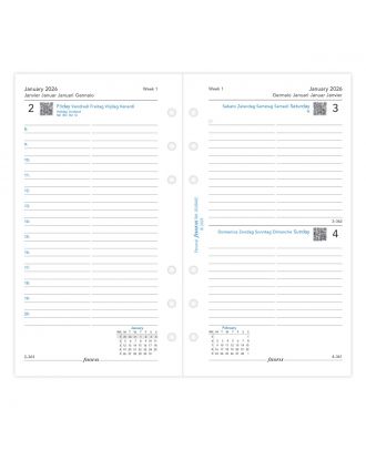 Filofax Personal Day on One Pages Diary 2026