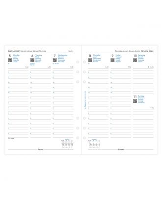 Filofax A5 Week on Two Pages Diary 2026