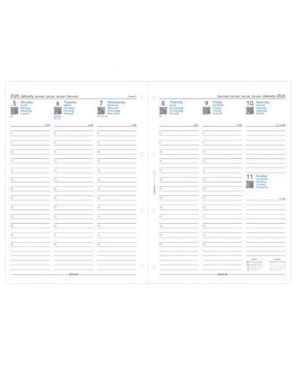 Filofax A4 Week on Two Pages Diary 2026