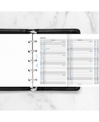 Filofax Mini Refill Year Planner 2027