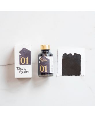 Tom's Studio Fountain Pen Ink 01 Deep Black - 50ml