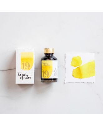 Tom's Studio Fountain Pen Ink 19 Lemon Yellow - 50ml
