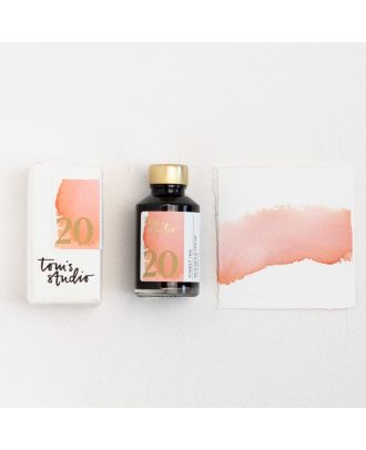 Tom's Studio Fountain Pen Ink 20 Peaches & Cream - 50ml