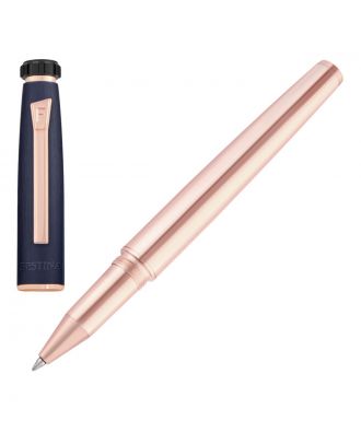 Festina Chronobike Rose Gold Navy Rollerball Pen