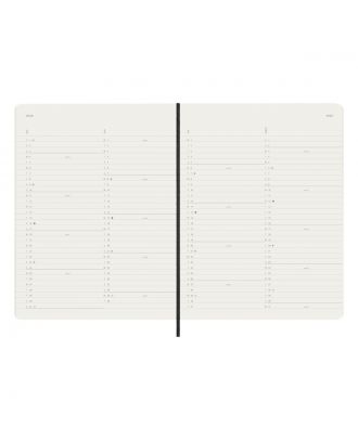 Moleskine Extra Large Diary 2024 Monthly Planner Black Soft Cover