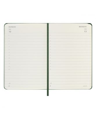 Moleskine Pocket Agenda 2025 Dagelijkse Planner Myrthle Green Harde Kaft