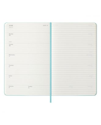 Moleskine Pocket Diary 18 months Week + Notes 2024-2025 Sapphire Hard Cover