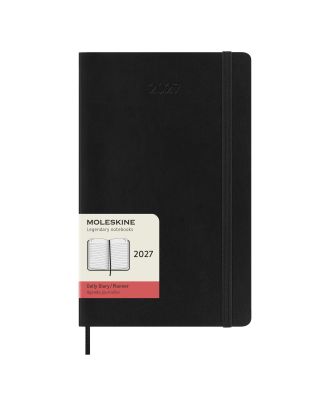 Moleskine Large Diary 2027 Daily Planner Black Soft Cover