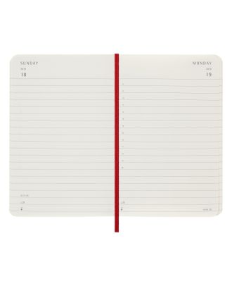 Moleskine Pocket Diary 2027 Daily Planner Red Soft Cover