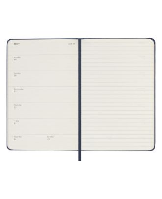 Moleskine Pocket Diary 2027 Weekly Planner with Notebook Sapphire Blue Hard Cover