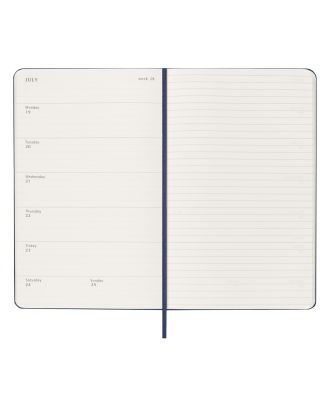 Moleskine Large Diary 18 months Week + Notes 2026-2027 Sapphire Hard Cover