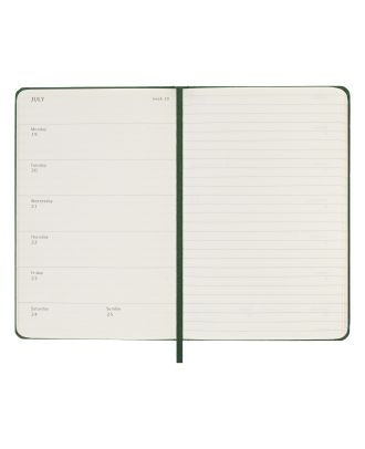 Moleskine Pocket Diary 2027 Weekly Planner with Notebook Myrtle Green Hard Cover