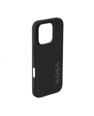 Hugo Boss Edge Black Phone Case for iPhone 16 Pro