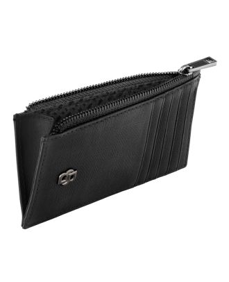 Hugo Boss Kaarthouder Double B Saffiano Black