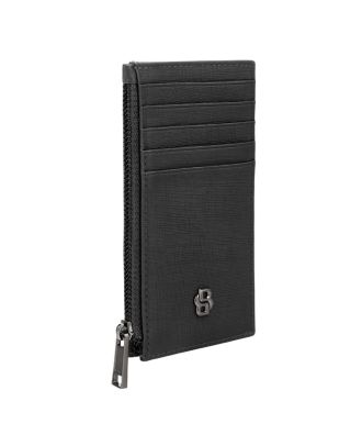 Hugo Boss Kaarthouder Double B Saffiano Black