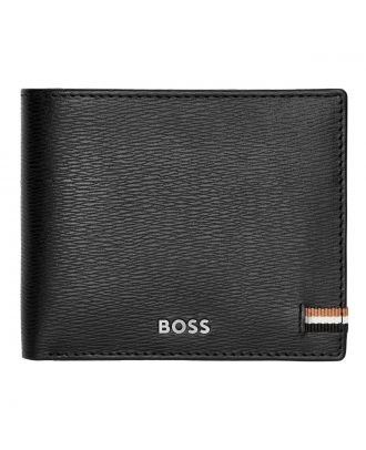 Hugo Boss Wallet Iconic Black with Coins Compartment