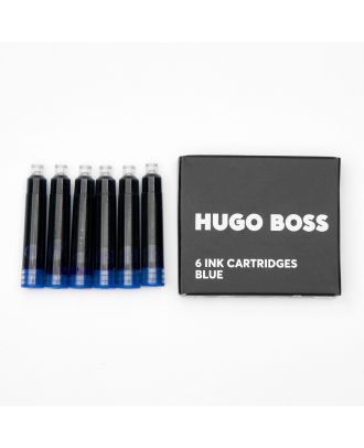 Hugo Boss Fountain Pen Ink Cartridges Blue (6 pcs)