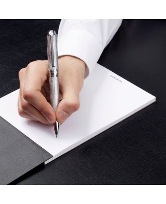 Hugo Boss Elemental Silver Ballpoint Pen
