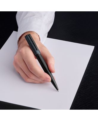 Hugo Boss Arche Monogram Black & Navy Ballpoint Pen