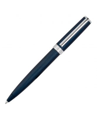 Hugo Boss Gear Brushed Navy Ballpoint Pen
