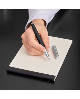 Hugo Boss Illusion Arcade Black & Chrome Rollerball Pen