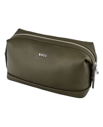 Hugo Boss Grained Classic Toilettas Khaki